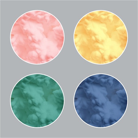 Fashionable spectacular 3d circle for web design, brochures, infographics, chartsのイラスト素材