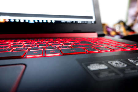 Illuminated Keyboard for gaming. Backlit keyboard with versatile color schemes.