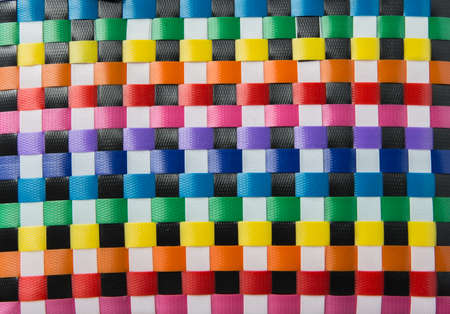 Weave texture of Plastic flooring in various colorsの写真素材