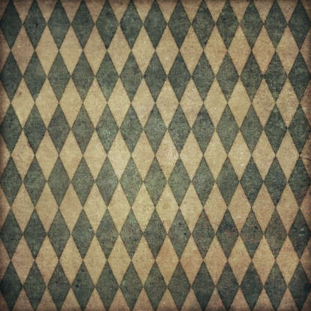 Grunge Harlequin Pattern Background with space for text or imageの写真素材