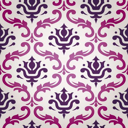 Vintage Damask Brocade Floral Wallpaper Background Textureのイラスト素材