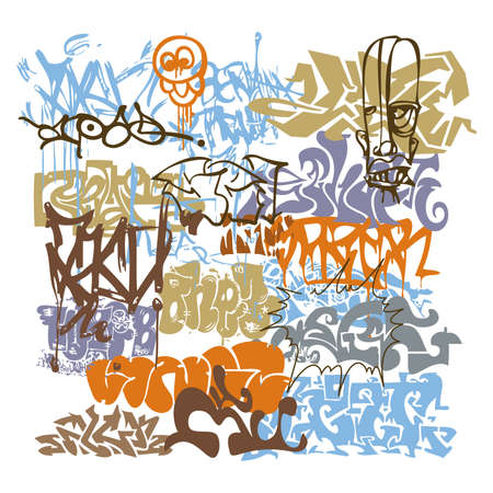 Grafitti Tag Urban Artのイラスト素材