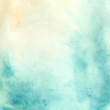 Watercolor background. Red and yellowの写真素材