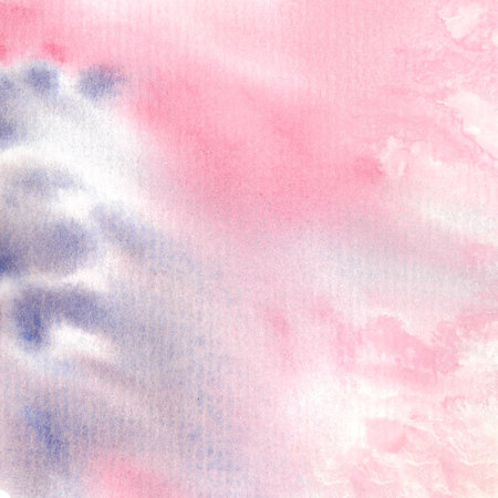 Watercolor background. Red and yellowの写真素材