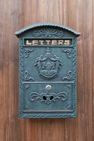 Mailbox on the door Mailbox on the door