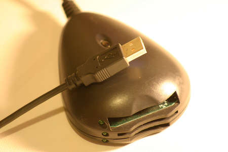 Camera card reader