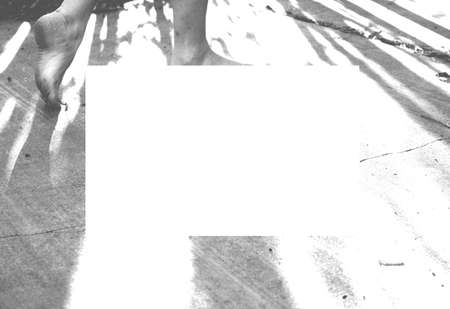 feet background frameの写真素材