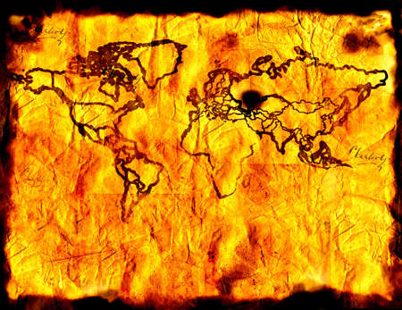 Pirate mapの写真素材