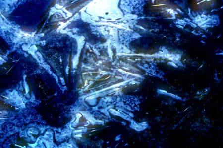 Blue ice background grunge