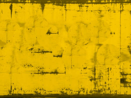 Scratched School Bus Yellow Panelの写真素材