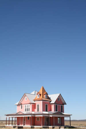 Pink House Topの写真素材