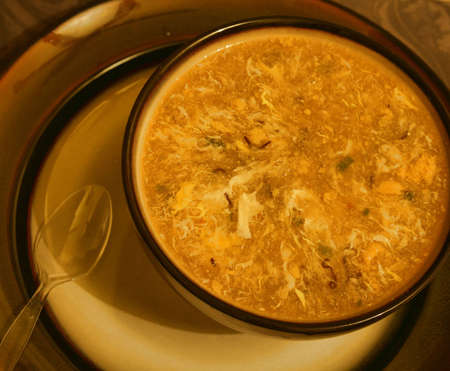 Egg Flower Soupの写真素材