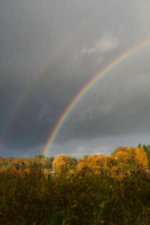 Double Rainbowの写真素材