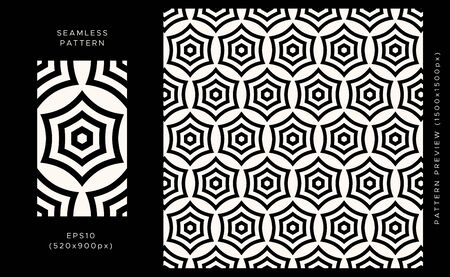 Vector Seamless Pattern, Geometric Seamless Pattern, Pattern Background, Abstract Seamless Pattern Background.のイラスト素材