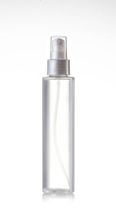 Cosmetic and beauty product in bottles on a white backgroundの写真素材