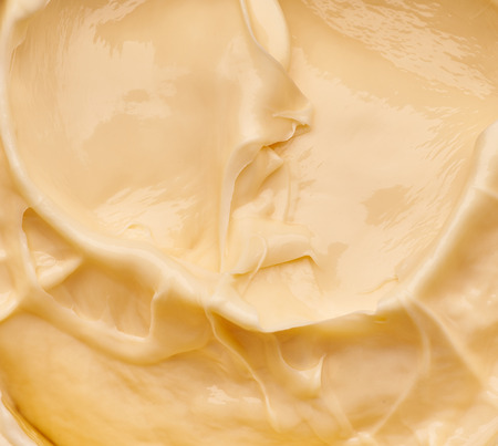 smear paint of cosmetic products on a white backgroundの写真素材
