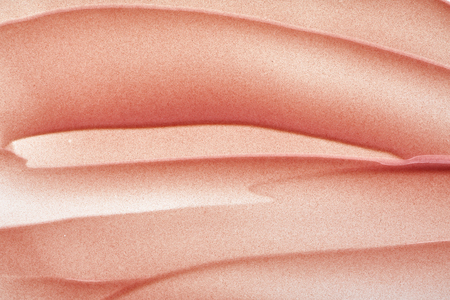 smear paint of cosmetic products on a white backgroundの写真素材