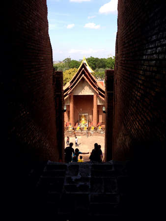Temple in thailand の素材