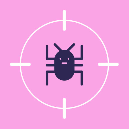 AI Hacker. Virus Sign. Cyber crime, hacker activity, DDoS attack, digital system security, money from fraud, threat of cyber attack. Flat vector illustration.のイラスト素材