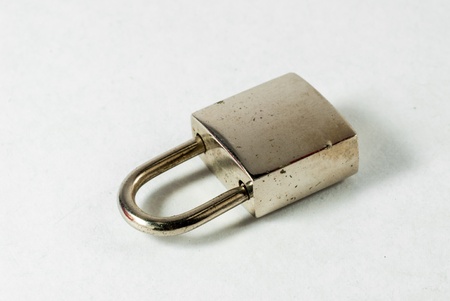 Master key lock Isolated On White Backgroundの写真素材