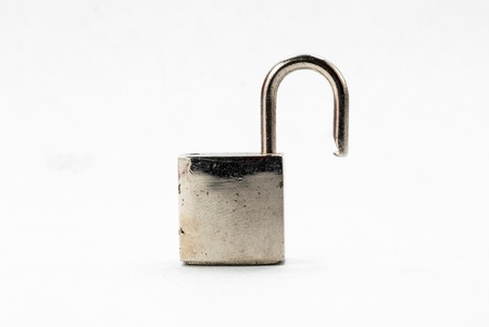 Master key lock Isolated On White Backgroundの写真素材