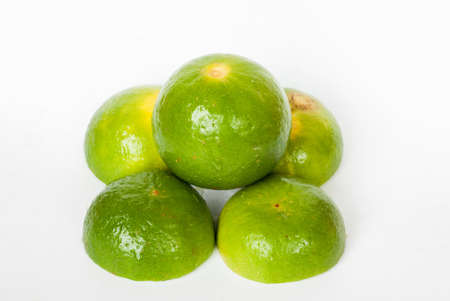 lime isolated on a white backgroundの写真素材