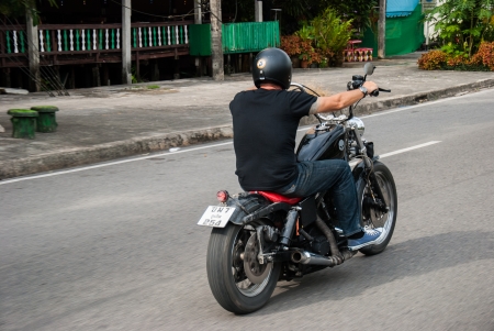 RANONG,THAILAND - NOVEMBER 29 - 30 Participants in 30th Ranong Bike Week in Ranong,Thailand Bikers from all over Thailand came to Ranong のeditorial素材