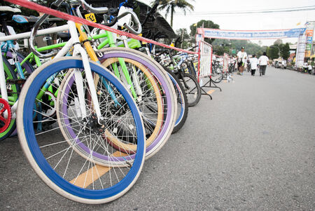 RANONG,THAILAND - DECEMBER 1  Biking for the king,Ride around the town ranong thailand on December 1,2013のeditorial素材