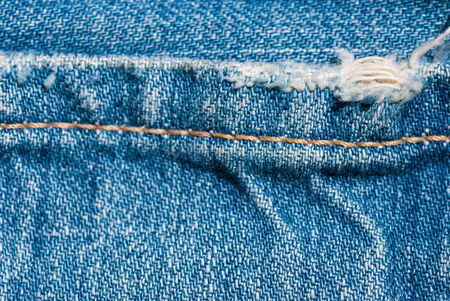 Blue denim jeans texture, backgroundの写真素材