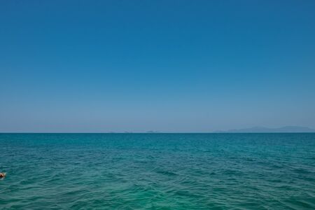 emerald color sea water background,tropical seaの写真素材