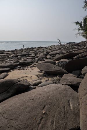 Rocks on the beach ,Thailand
