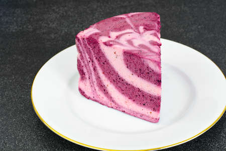 Blueberry-Cheese Mousse, Dessert Studio Photoの写真素材