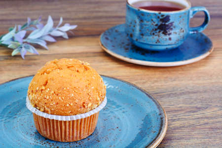Delicious Sweet Cake on Plate. Studio Photo