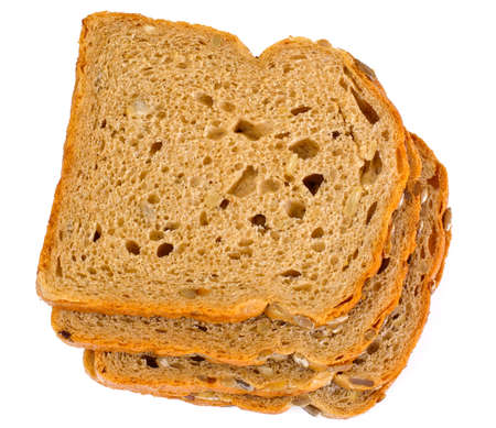 Healthy and diet food: rye bread with sunflower seeds. Studio Photoの写真素材