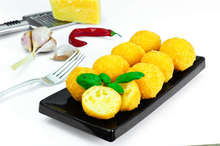 Cheese Balls Donuts Studio Photo