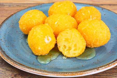 Sweet Cheese Balls Donuts Studio Photo