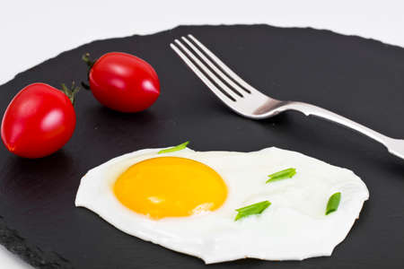 Fried Egg Omelette Srudio Photo