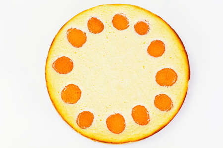 Cheesecake with Apricots Studio Photo