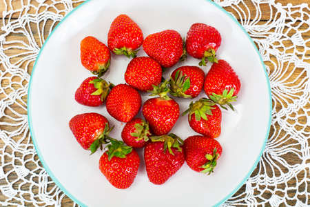 Tasty Sweet Strawberry Studio Photoの写真素材