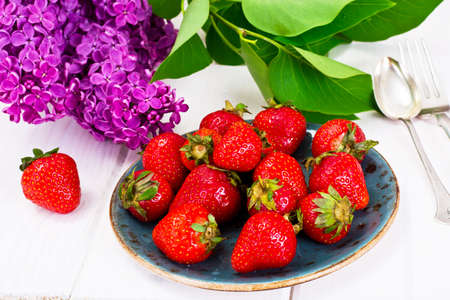 Tasty Sweet Strawberry Studio Photoの写真素材