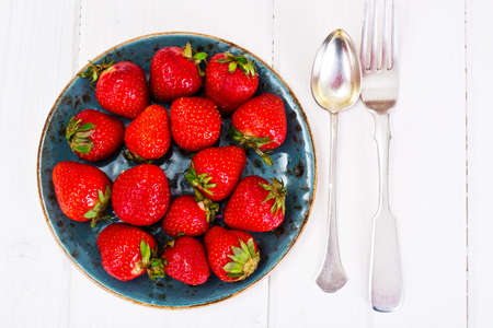 Tasty Sweet Strawberry Studio Photoの写真素材
