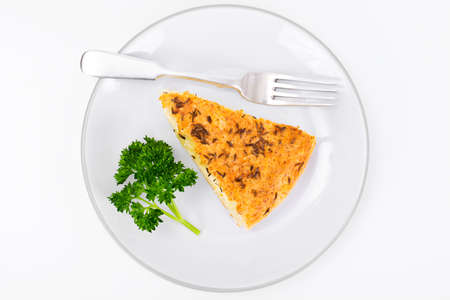 Georgian National Dish Pie with Cheese and Caraway Khachapuri Studio Photoの写真素材