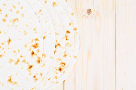 Armenian Lavash with Tomato Adzhika Studio Photoの写真素材