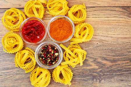 Pasta Noodles Studio Photoの写真素材