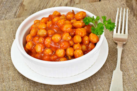Chickpea in Curry Studio Photoの写真素材