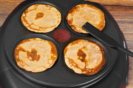 Pancakes with Flax Flour Studio Photo