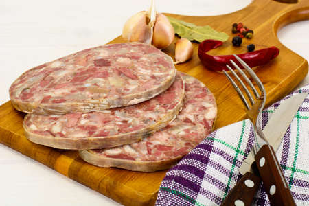 Saltisons, Brawn Homemade Ham Studio Photoの写真素材
