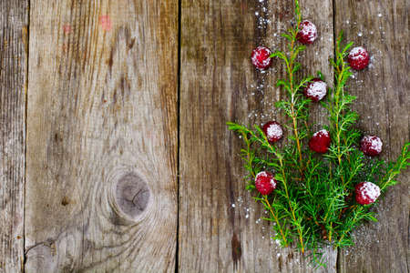 Abstract Christmas Natural Background in Grey Boards Stuidio Photoの写真素材