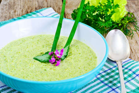Broccoli Cream Soup Studio Photoの写真素材