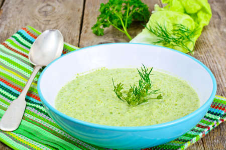 Broccoli Cream Soup Studio Photoの写真素材